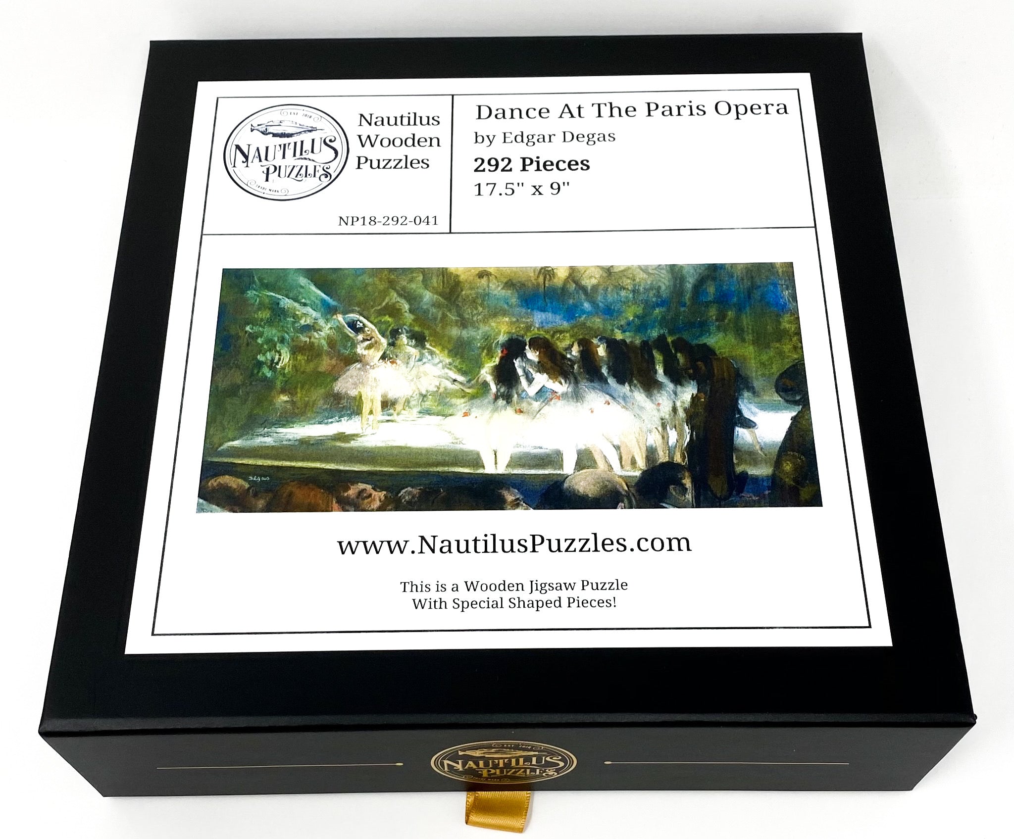 Dance At The Paris Opera by Edgar Degas (292 Piece Wooden Jigsaw Puzzle) - Nautilus Puzzles - Wooden Jigsaw Puzzles For Adults