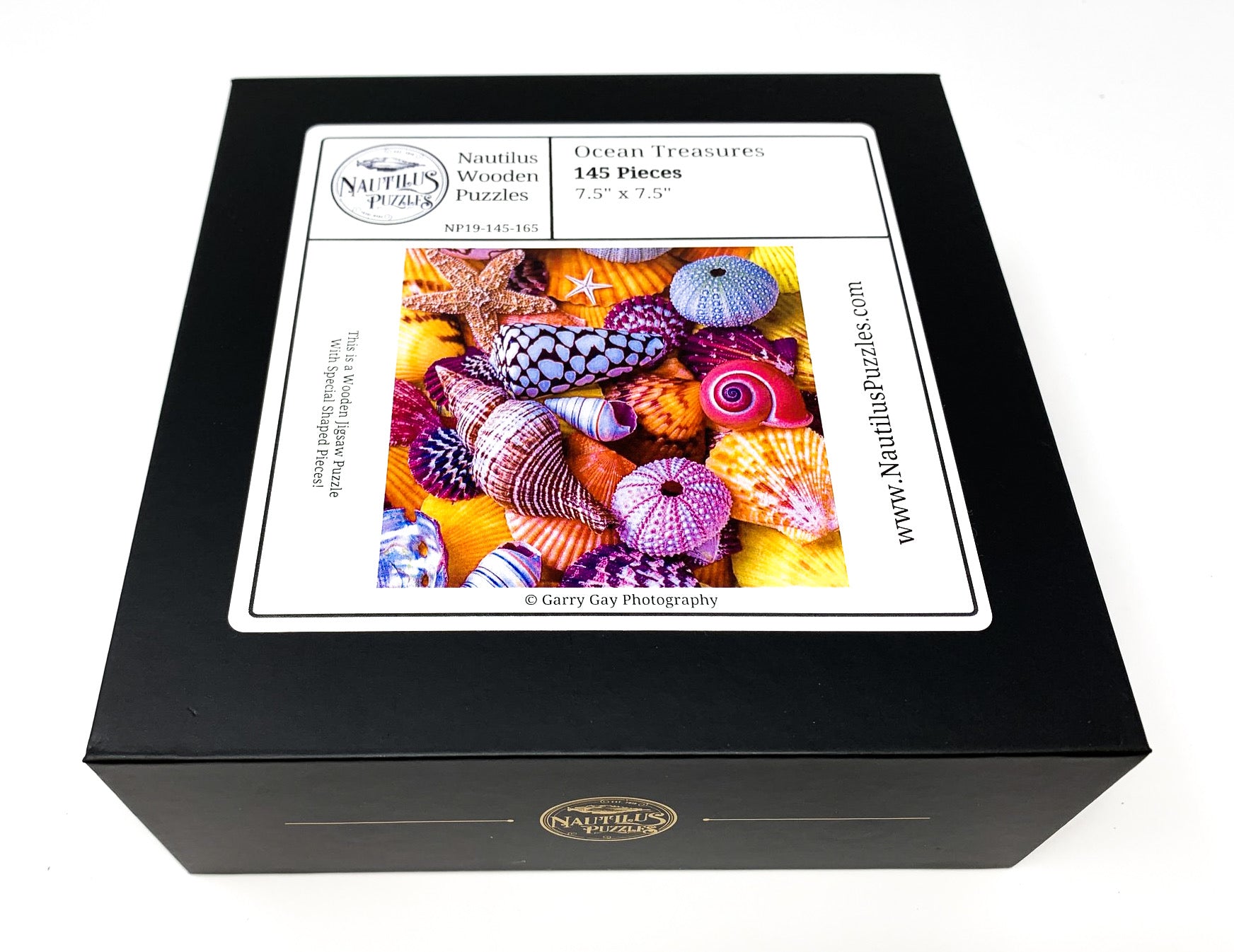 Ocean Treasures (145 Piece Ocean Wooden Jigsaw Puzzle) - Nautilus Puzzles - Wooden Jigsaw Puzzles For Adults