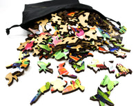 Tropical Birds - 222 Piece Wooden Jigsaw Puzzle - Nautilus Puzzles - Wooden Jigsaw Puzzles For Adults