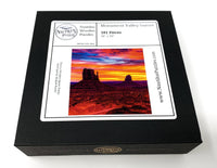 Monument Valley Sunset (181 Pieces) Wooden Jigsaw Puzzle - Nautilus Puzzles - Wooden Jigsaw Puzzles For Adults
