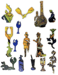 Cafe Terrace at Night by van Gogh (427 Piece Wooden Jigsaw Puzzle) - Nautilus Puzzles - Wooden Jigsaw Puzzles For Adults