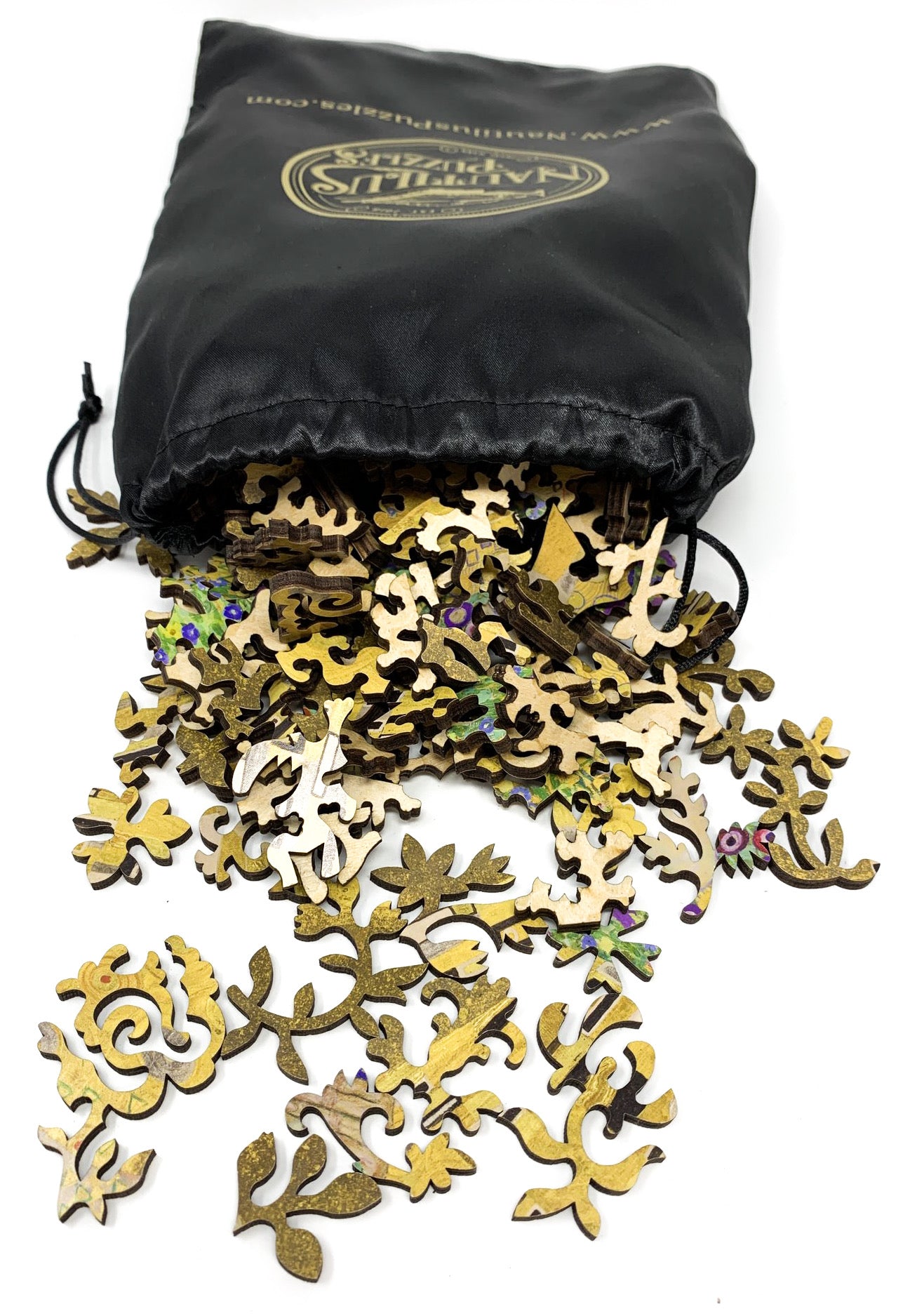 The Kiss by Gustav Klimt (371 Piece Wooden Jigsaw Puzzle) - Nautilus Puzzles - Wooden Jigsaw Puzzles For Adults