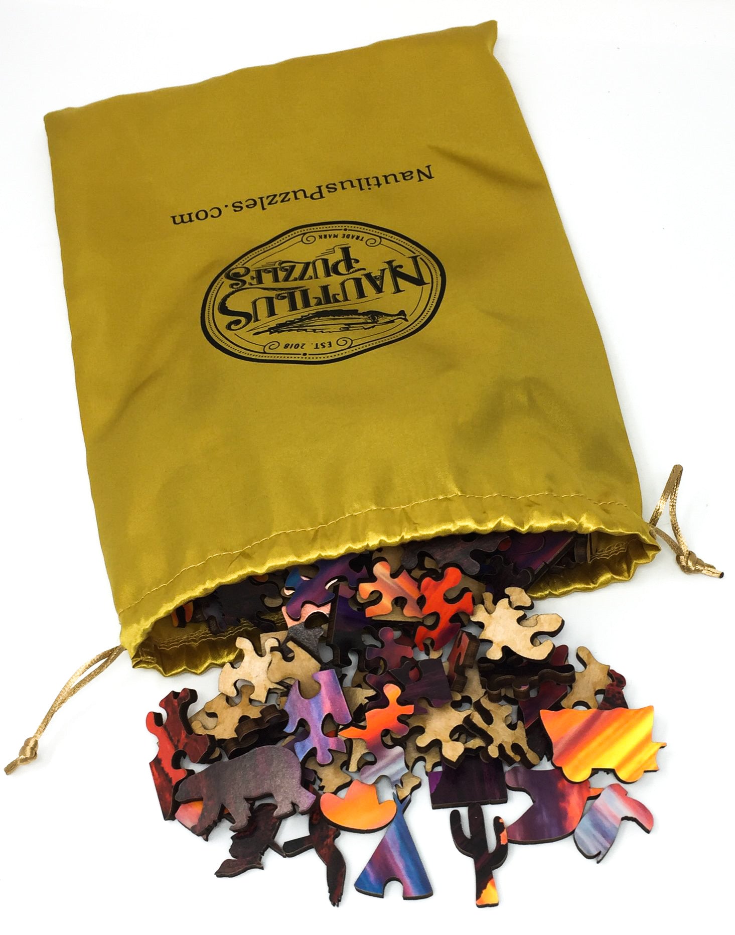 Monument Valley Sunset (181 Pieces) Wooden Jigsaw Puzzle - Nautilus Puzzles - Wooden Jigsaw Puzzles For Adults