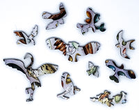 Bird Eggs (50 Piece Mini Wooden Jigsaw Puzzle) - Nautilus Puzzles - Wooden Jigsaw Puzzles For Adults