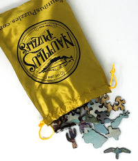 The Trail Foreman, Detail  (181 Pieces) by William Herbert Dunton, Wooden Jigsaw Puzzle - Nautilus Puzzles - Wooden Jigsaw Puzzles For Adults