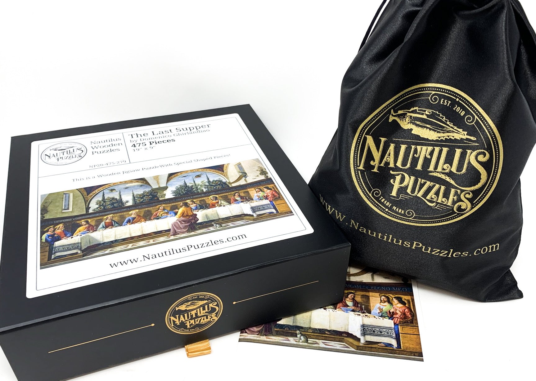 The Last Supper by Domenico Ghirlandiao (475 Piece Wooden Jigsaw Puzzle) - Nautilus Puzzles - Wooden Jigsaw Puzzles For Adults