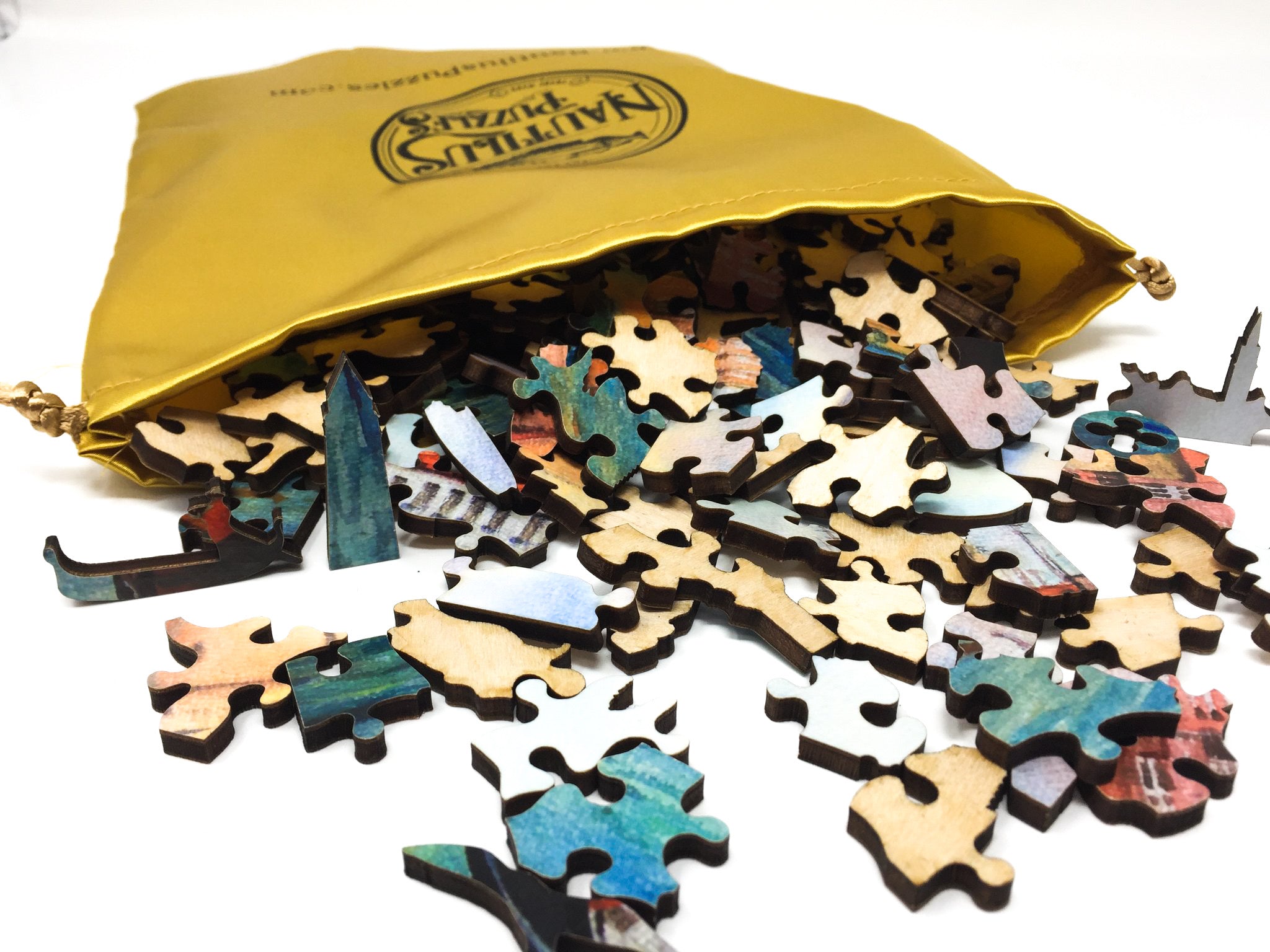 Venice - The Grand Canal and Basilica Santa Maria Della Salute, (300 Piece Wooden Jigsaw Puzzle) - Nautilus Puzzles - Wooden Jigsaw Puzzles For Adults