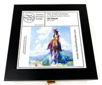 The Trail Foreman, Detail  (181 Pieces) by William Herbert Dunton, Wooden Jigsaw Puzzle - Nautilus Puzzles - Wooden Jigsaw Puzzles For Adults