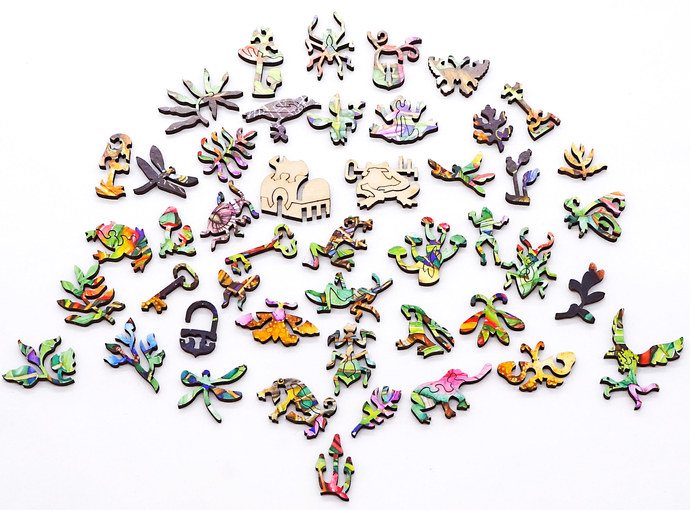 Treasure Box Toad (557 Piece Wooden Jigsaw Puzzle)