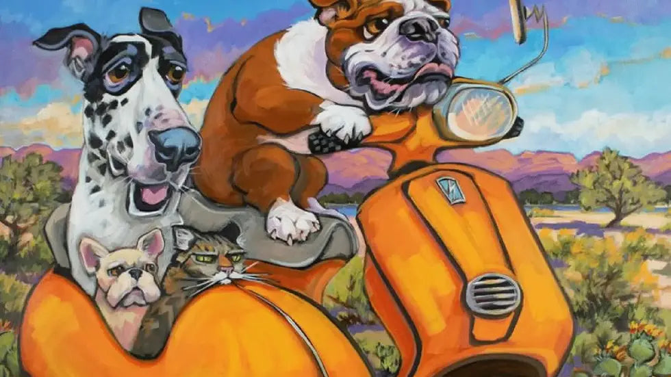 Scooter Joyride (200 Piece Wooden Jigsaw Puzzle)