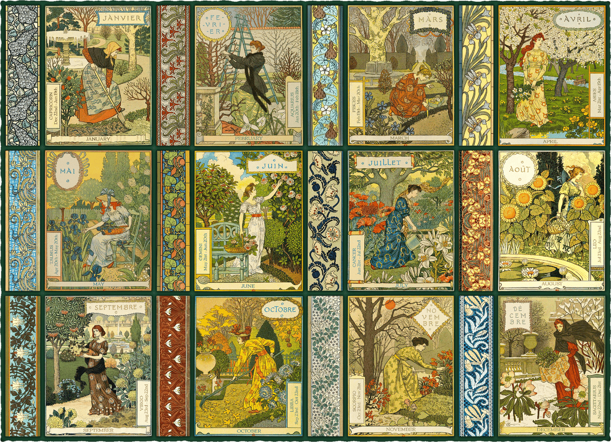 Art Nouveau Jigsaw Puzzles - Nautilus Puzzles - Wooden Jigsaw Puzzles For Adults