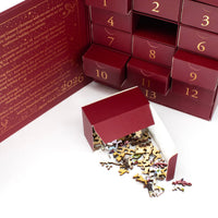2026 Puzzle Advent Calendar | 12 Days | 688 Pieces | Limited Edition - Nautilus Puzzles - Wooden Jigsaw Puzzles For Adults