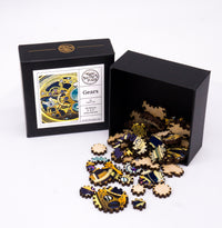 Gears - 50 Piece MINI Wooden Jigsaw Puzzle - Nautilus Puzzles - Wooden Jigsaw Puzzles For Adults