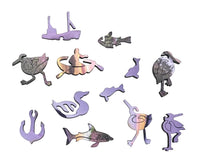 Mini Puzzle | Lavender Lane to the Lake | 69 Pieces