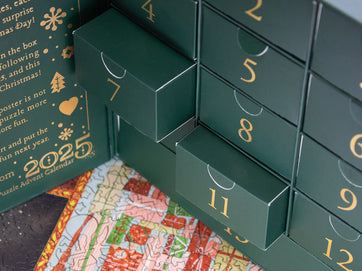 2025 LIMITED EDITION! - 12 Days Advent Calendar Puzzle (662 Piece Wooden Jigsaw Puzzle) - Nautilus Puzzles - Wooden Jigsaw Puzzles For Adults