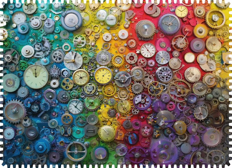 Stave wooden jigsaw puzzles