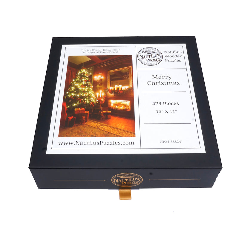 Custom Puzzle - Merry Christmas - Nautilus Puzzles - Wooden Jigsaw Puzzles For Adults