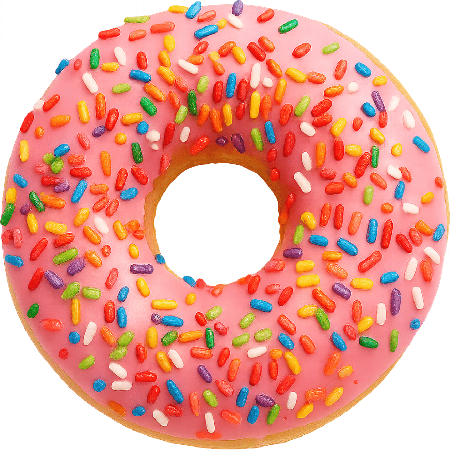 The Big Pink Donut (50 Piece Shaped Mini Wooden Jigsaw Puzzle)