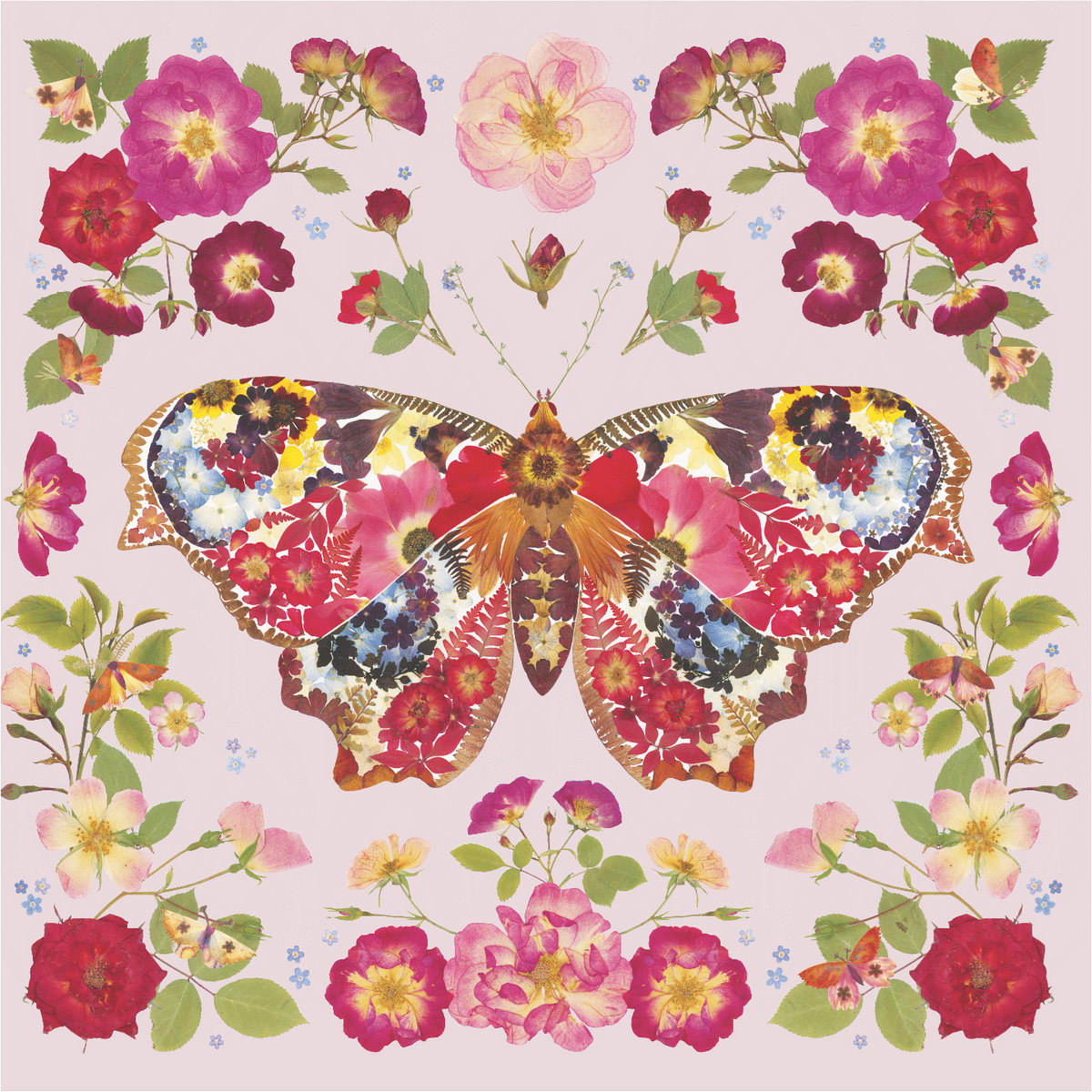 Butterfly in Blush - 51 Piece Mini Wooden Jigsaw Puzzle