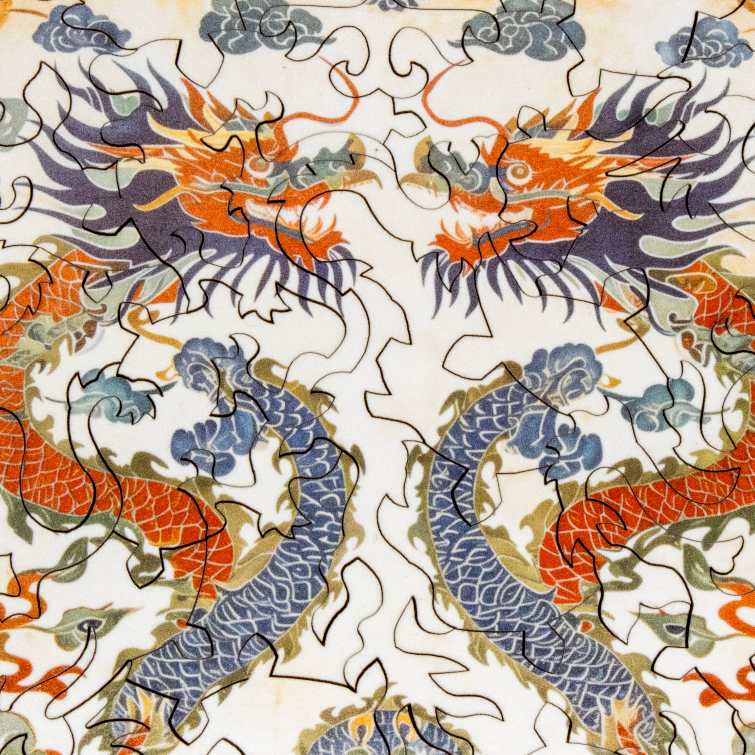 Scroll of the Twin Tempests (50 Piece MINI Wooden Jigsaw Puzzle)