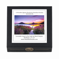 Mini Puzzle | Lavender Lane to the Lake | 69 Pieces