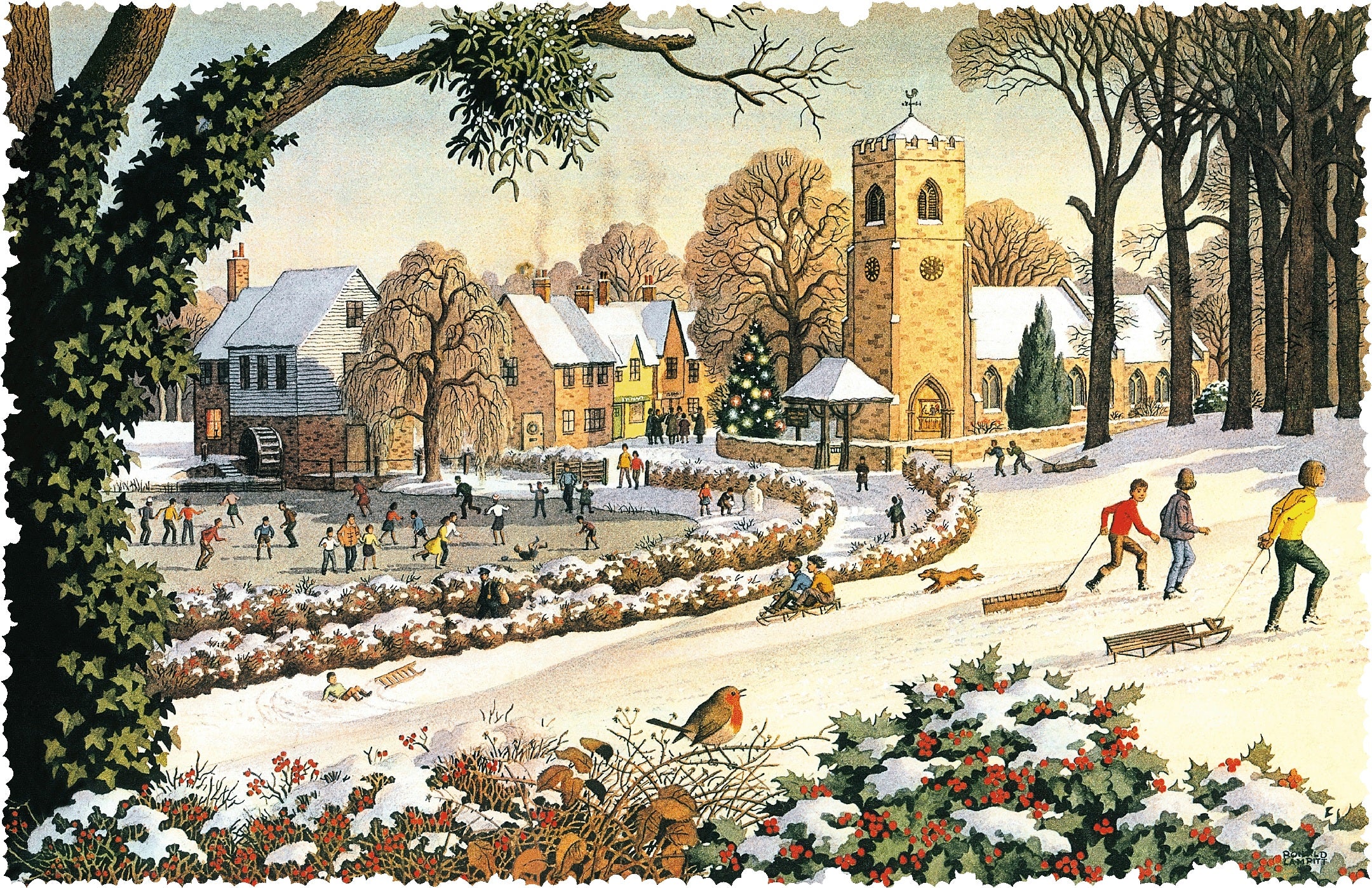 Christmas Wooden Jigsaw Puzzle
