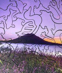 Mini Puzzle | Lavender Lane to the Lake | 69 Pieces
