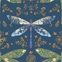 Dragonfly in Midnight - 51 Piece Mini Wooden Jigsaw Puzzle