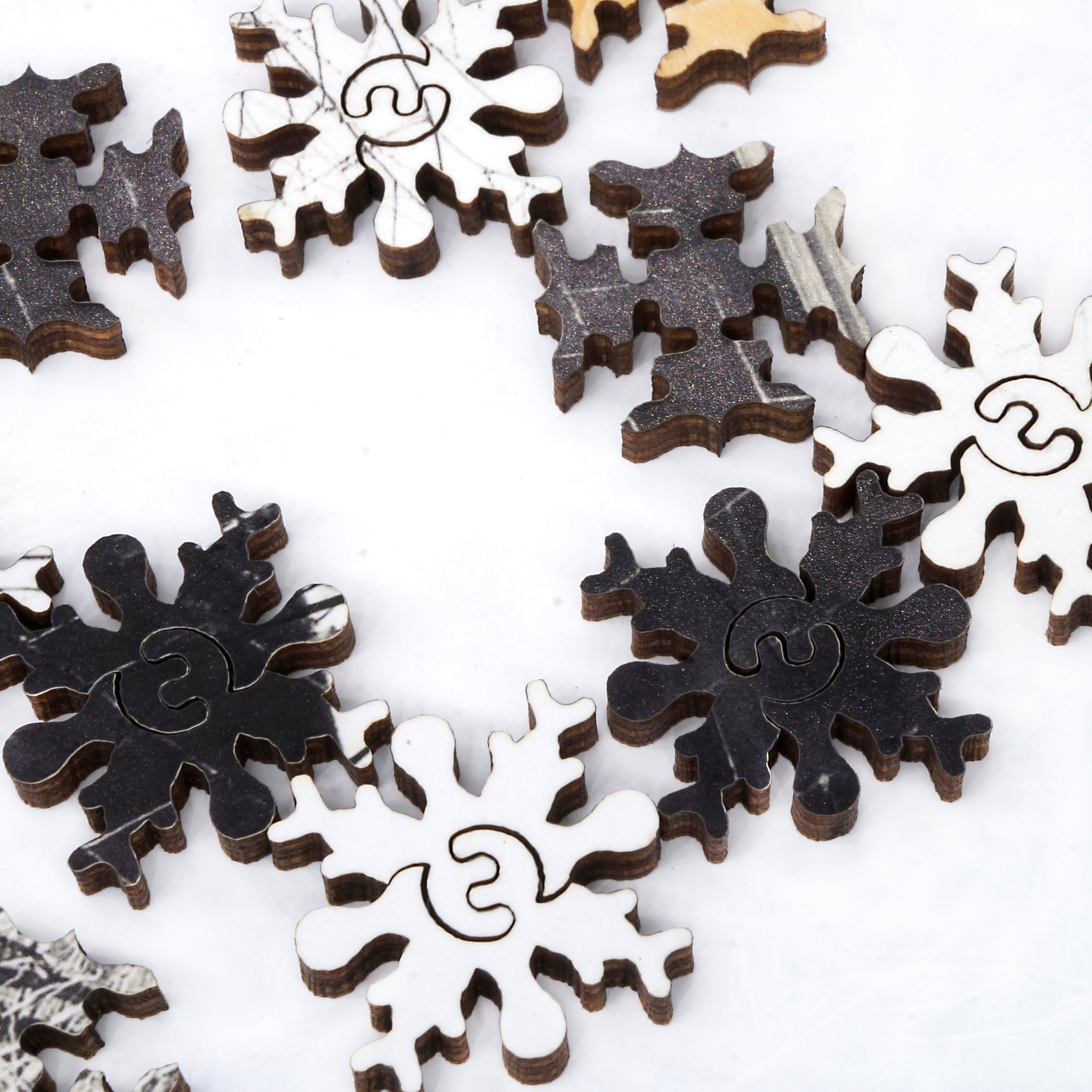 Stave wood jigsaw puzzle