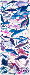 Eighty-Eight Fish (200 Piece Wooden Jigsaw Puzzle) - Nautilus Puzzles - Wooden Jigsaw Puzzles For Adults