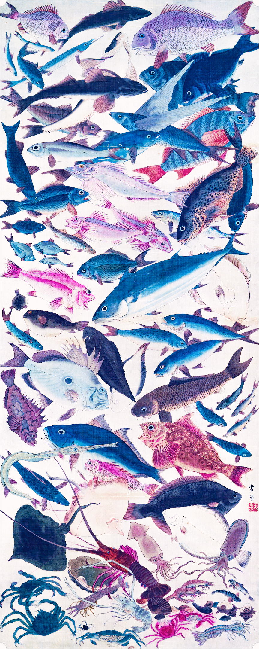 Eighty-Eight Fish (200 Piece Wooden Jigsaw Puzzle) | Nautilus Puzzles