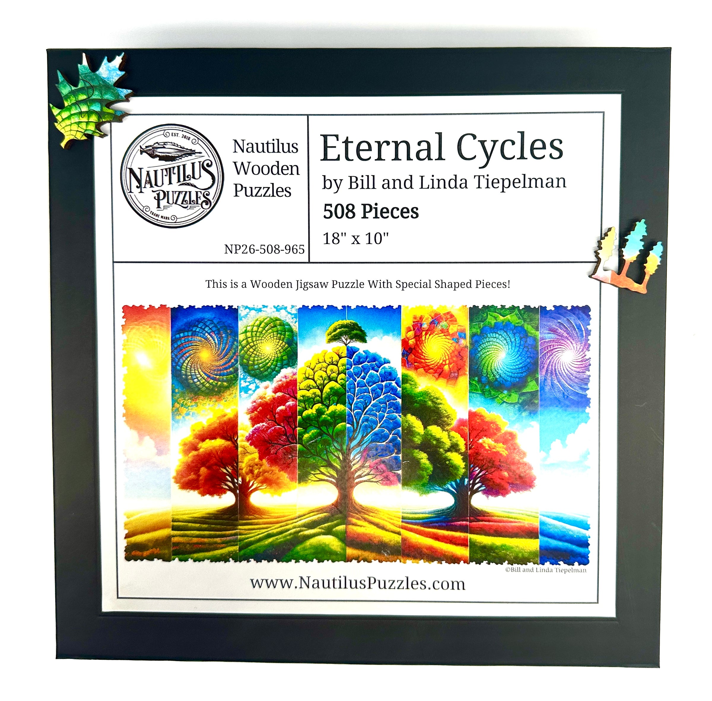 Eternal Cycles (508 Piece Wooden Jigsaw Puzzle)