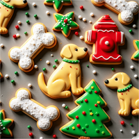 Feliz Navidog (50 Piece Mini Christmas Wooden Jigsaw Puzzle) - Nautilus Puzzles - Wooden Jigsaw Puzzles For Adults