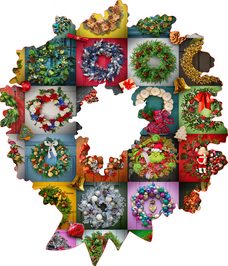 Shaped Christmas Mini Wooden Puzzle 