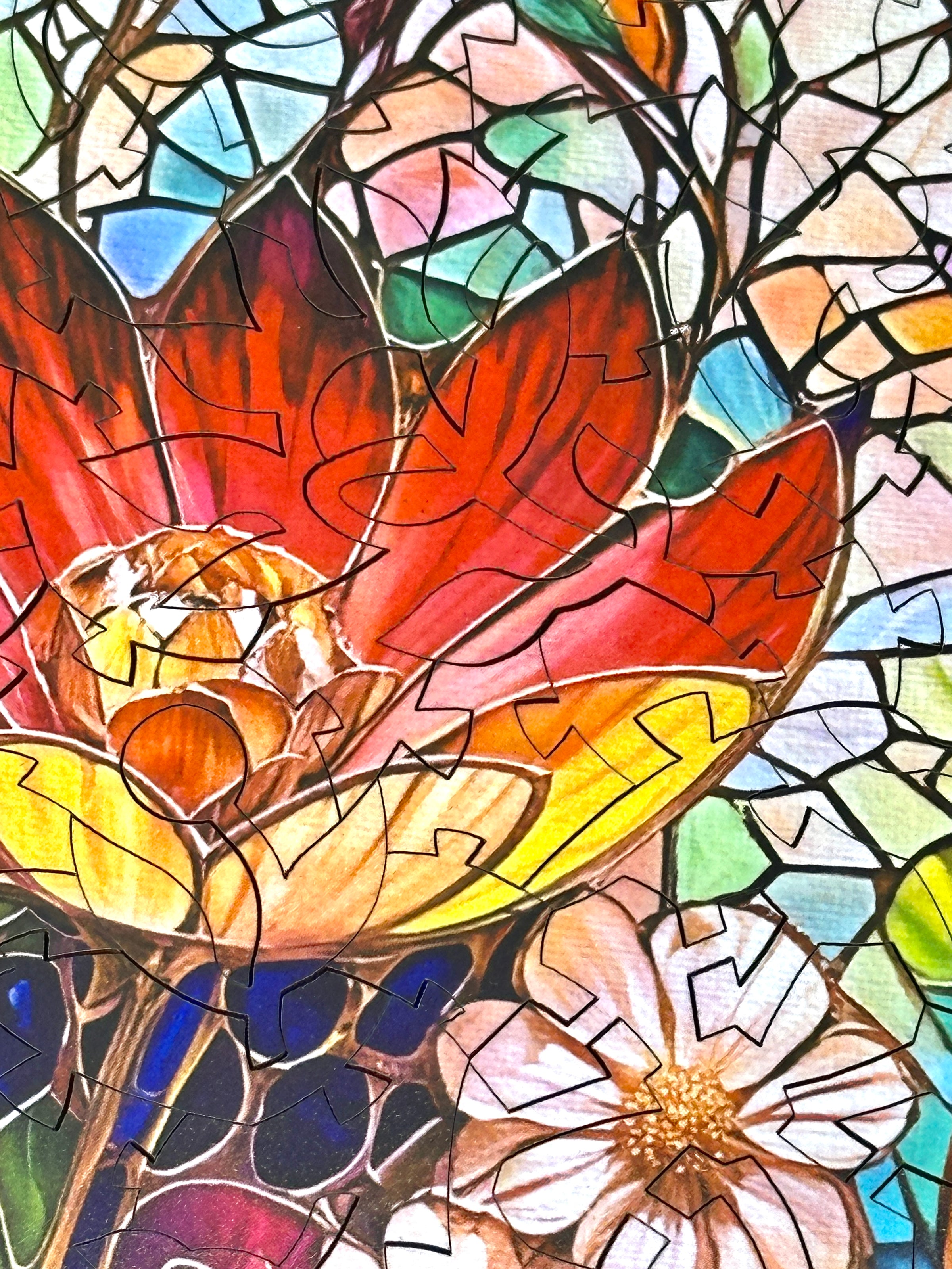 The Glass Garden (477 Piece Wooden Jigsaw Puzzle)