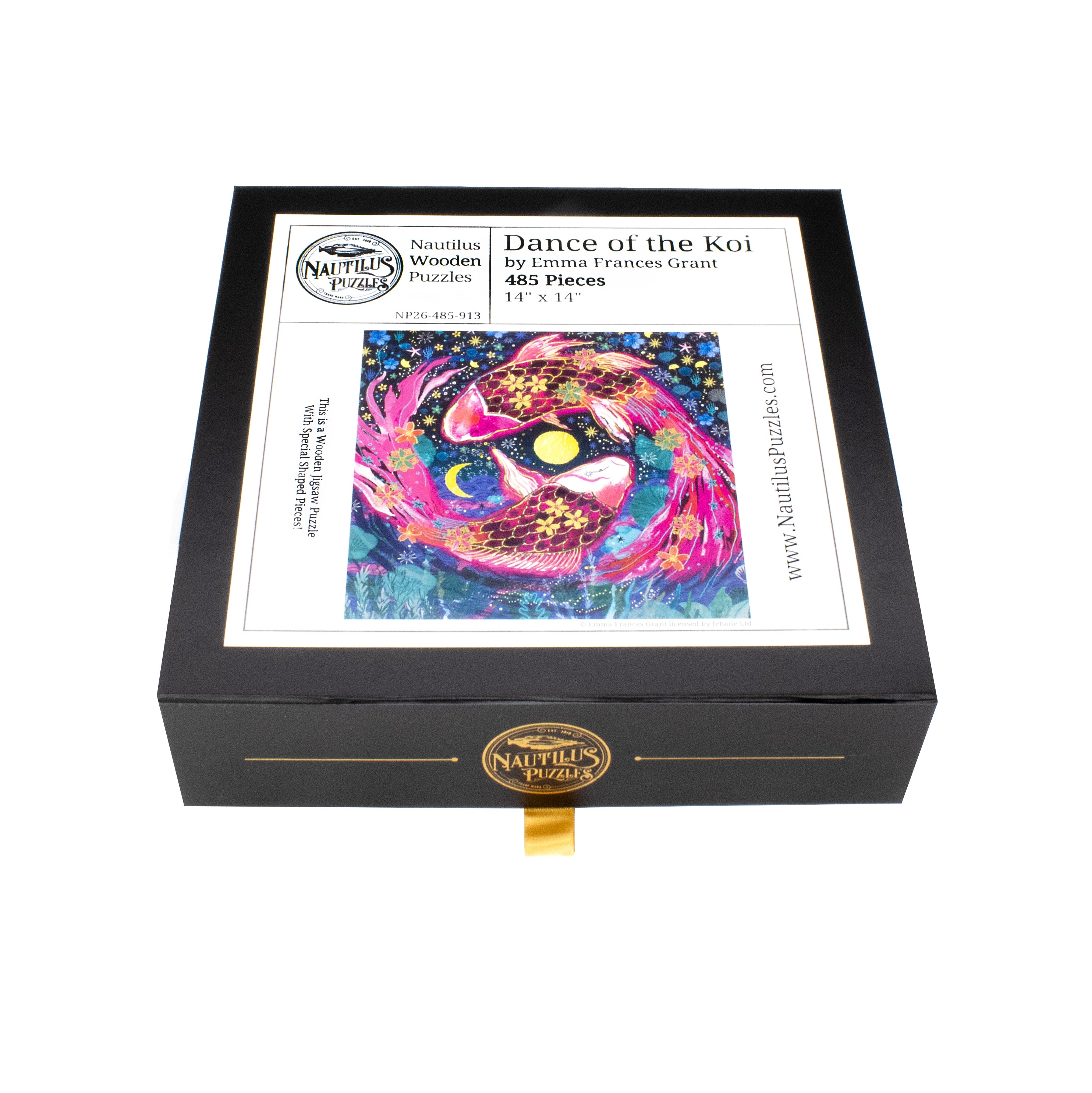 Wooden Jigsaw Puzzle - Dance of the Koi | Nautilus Puzzles