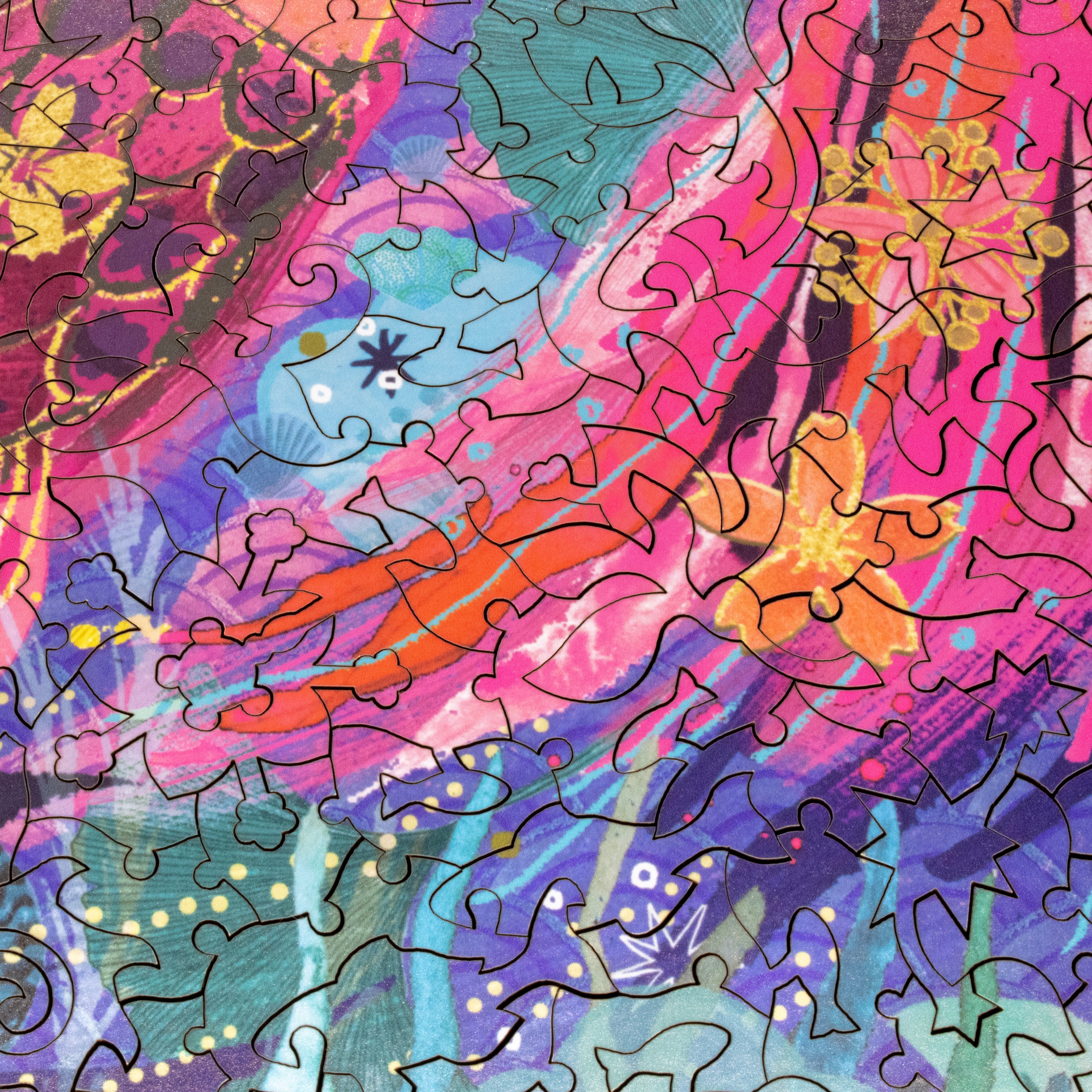 Wooden Jigsaw Puzzle - Dance of the Koi | Nautilus Puzzles