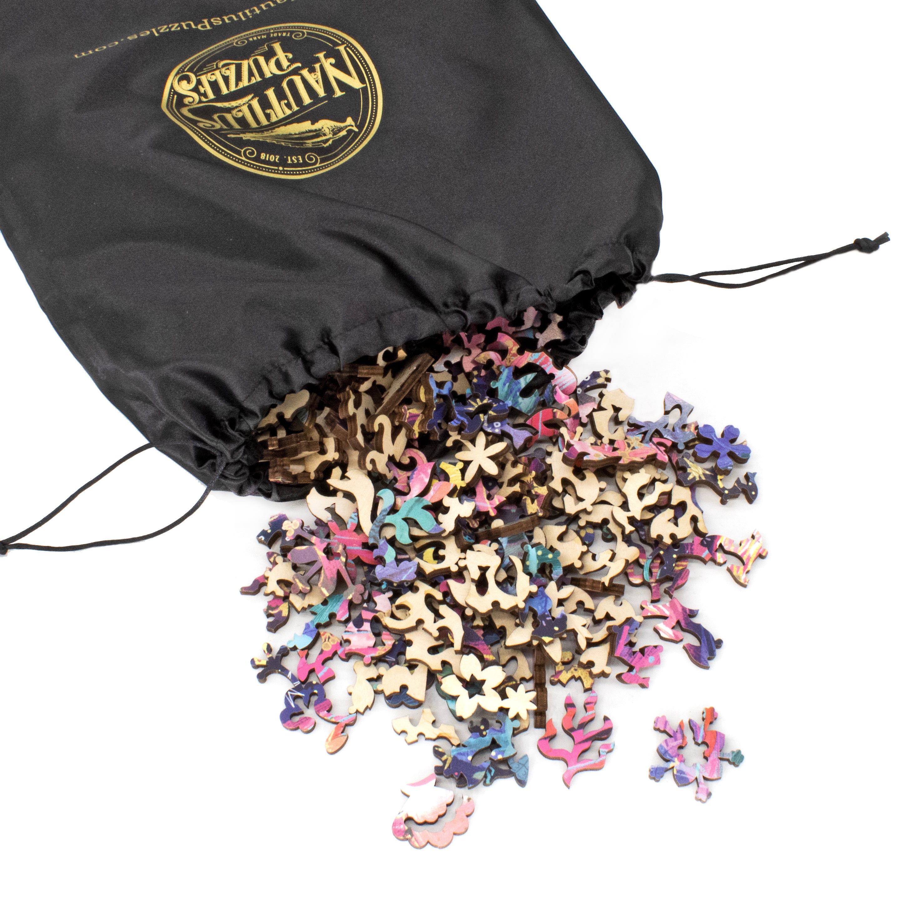 Wooden Jigsaw Puzzle - Dance of the Koi | Nautilus Puzzles