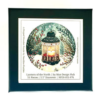 Lantern of the North (51 Piece Mini Christmas Wooden Jigsaw Puzzle)