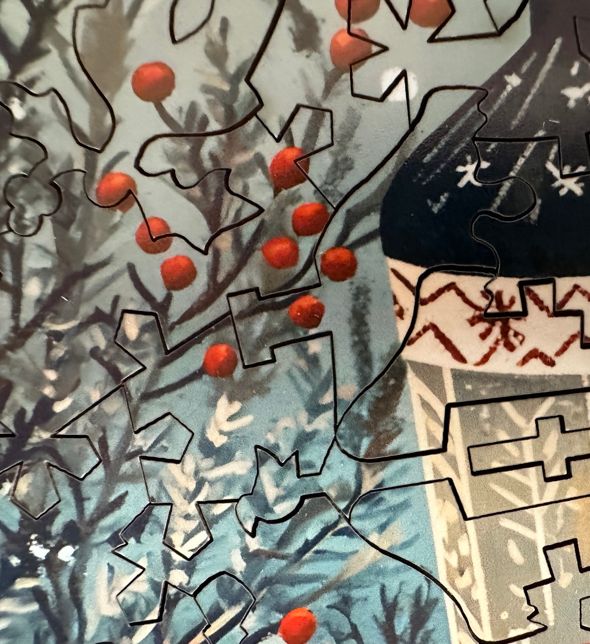 Lantern of the North (51 Piece Mini Christmas Wooden Jigsaw Puzzle)