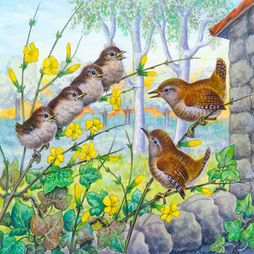 Learning to Sing (50 Piece Mini Wooden Jigsaw Puzzle) - Nautilus Puzzles - Wooden Jigsaw Puzzles For Adults