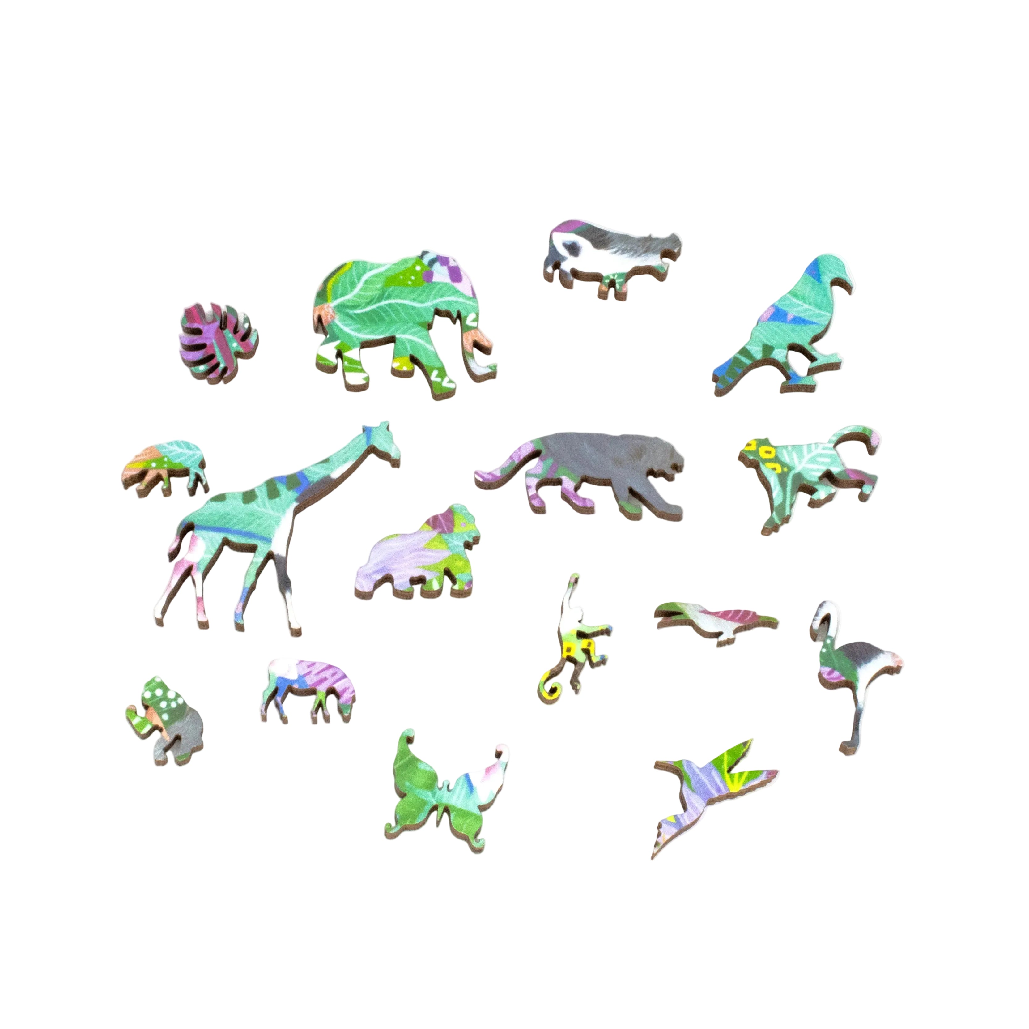 NATURE code:W LIMBO! アルバム トレカ 16種コンプセット Loping Lemur (57 Piece Mini Puzzle) | Nautilus Puzzles
