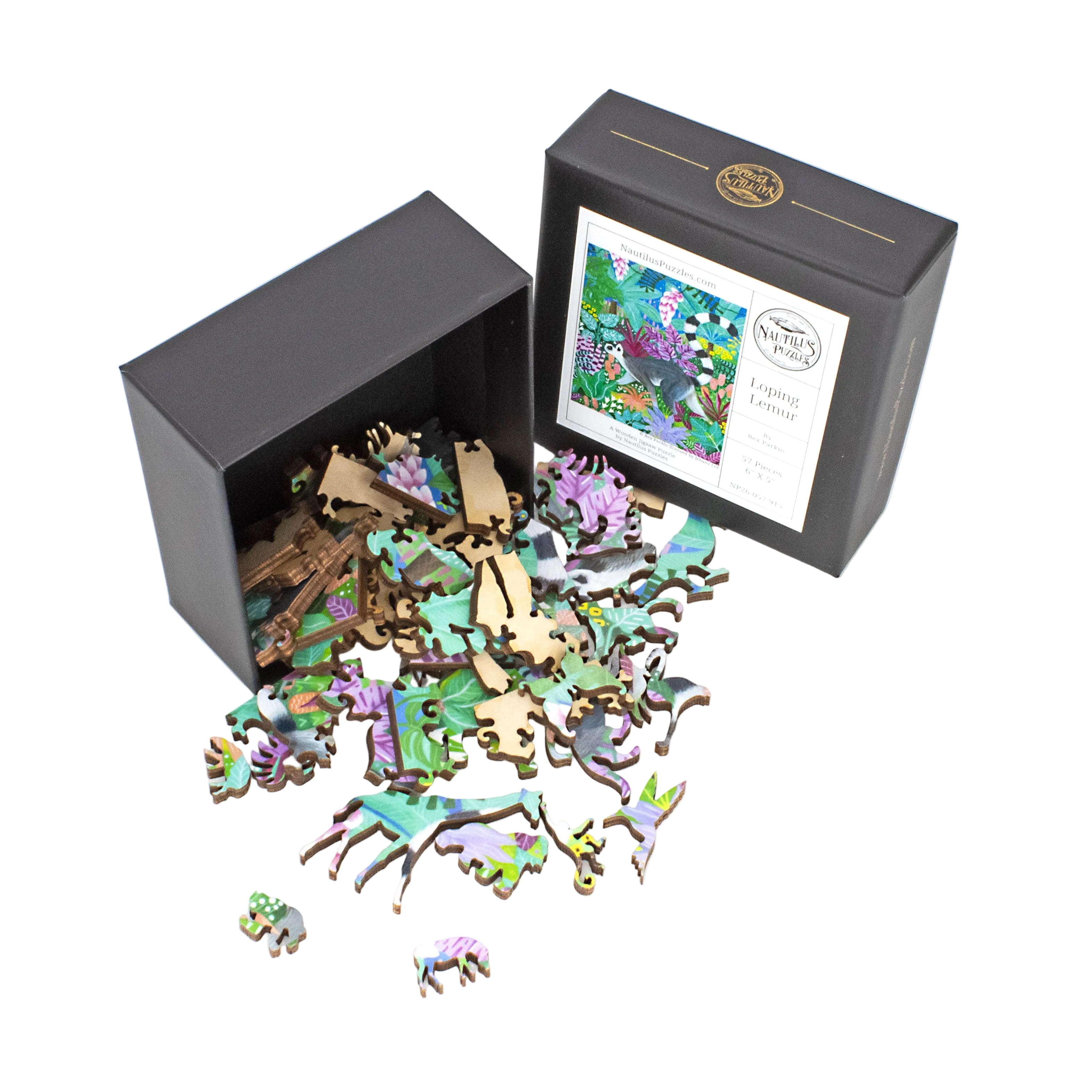 Loping Lemur (57 Piece Mini Puzzle) | Nautilus Puzzles