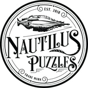 Nautilus Puzzles vintage logo badge