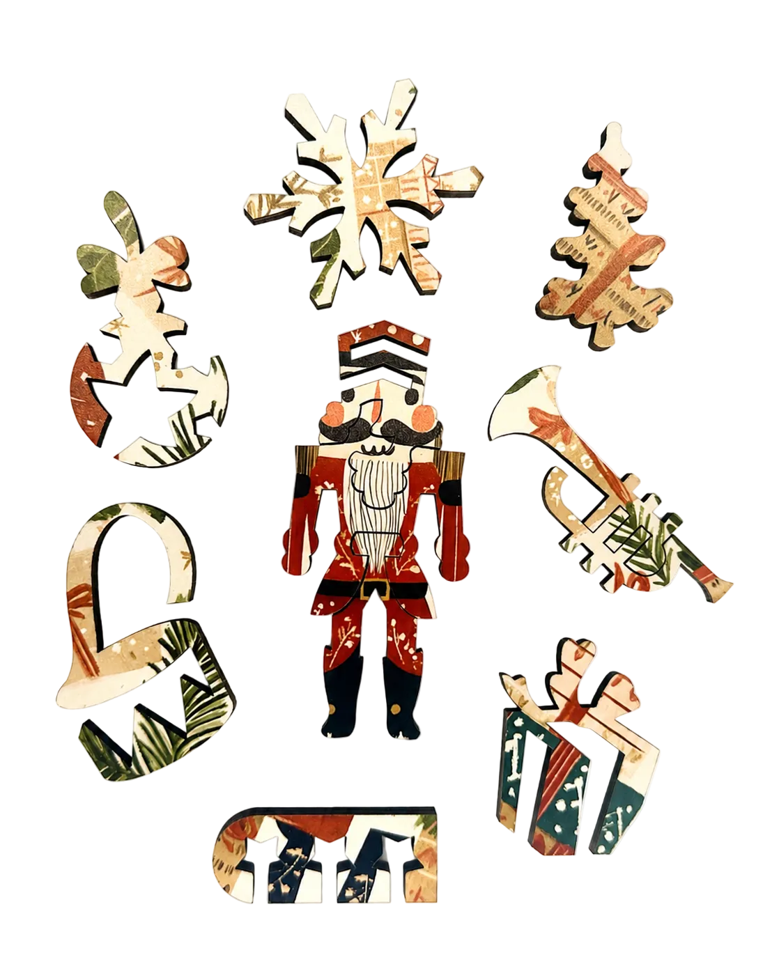 Nutcracker Noel (51 Piece Mini Christmas Wooden Jigsaw Puzzle)