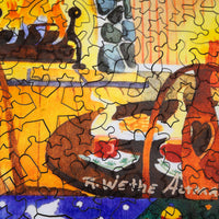 Artifact wood jigsaw puzzle