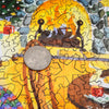 Mosaic wooden jigsaw puzzle