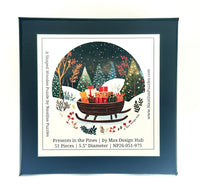 Presents in the Pines (51 Piece Mini Christmas Wooden Jigsaw Puzzle)