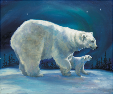 Star Bright - Polar Delight (54 Piece Mini Wooden Jigsaw Puzzle) - Nautilus Puzzles - Wooden Jigsaw Puzzles For Adults