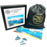 Sunday Sail (494 Piece Wooden Jigsaw Puzzle)